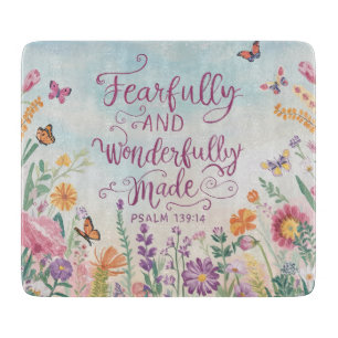Inspirational Christian Bible Verse Cutting Board