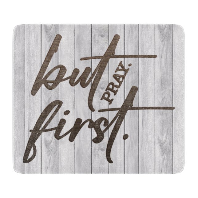 Inspirational Christian Bible Verse  Cutting Board (Front)