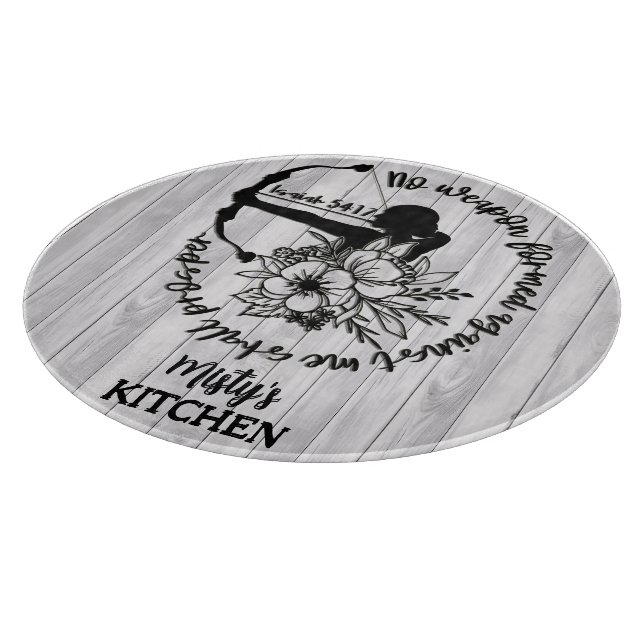 Inspirational Christian Bible Verse  Cutting Board (Corner)