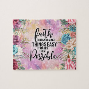 inspirational Christian Bible Verse Jigsaw Puzzle