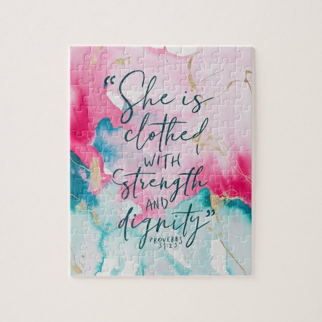 inspirational Christian Bible Verse Jigsaw Puzzle (Vertical)