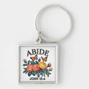 Inspirational Christian Bible Verse Key Ring