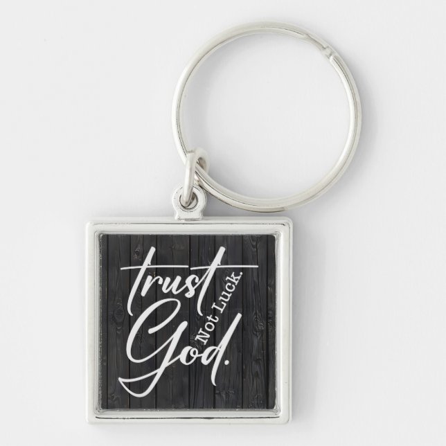 Inspirational Christian Bible Verse Key Ring (Front)