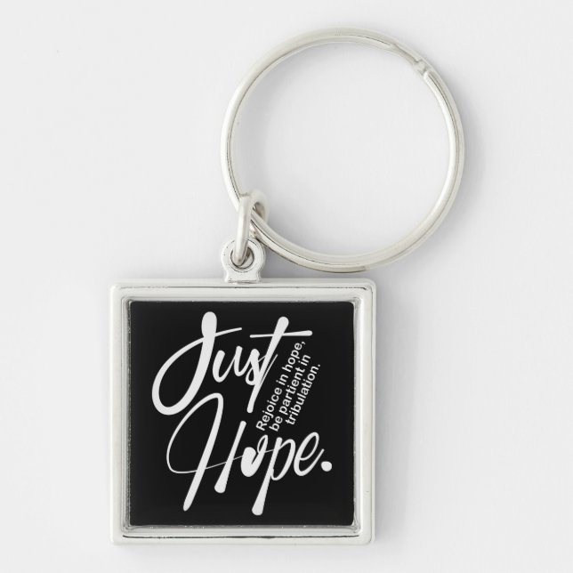 Inspirational Christian Bible Verse Key Ring (Front)