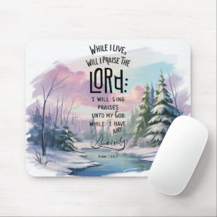 Inspirational Christian Bible Verse Mouse Pad