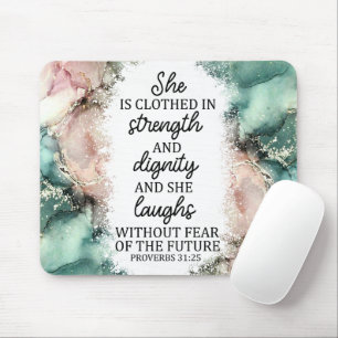 inspirational Christian Bible Verse Mouse Pad