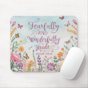 inspirational Christian Bible Verse Mouse Pad