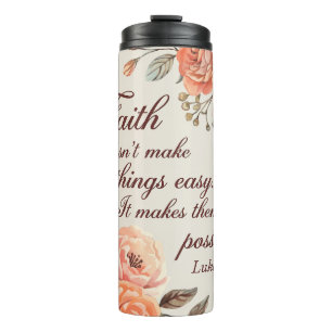 Inspirational Christian Bible Verse Thermal Tumbler