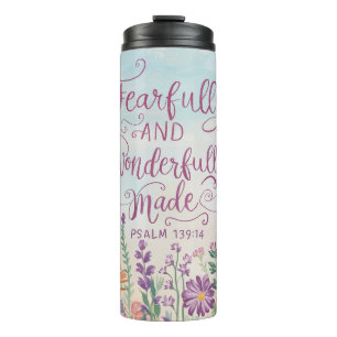 Inspirational Christian Bible Verse Thermal Tumbler