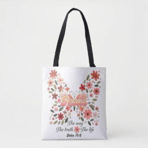 Inspirational Christian Bible Verse Tote Bag