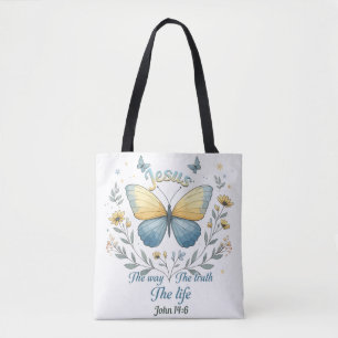 Inspirational Christian Bible Verse Tote Bag