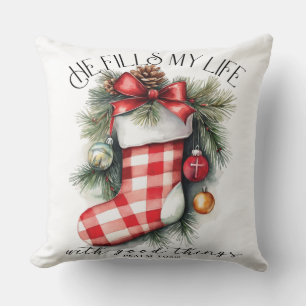 Inspirational Christian Christmas Cushion