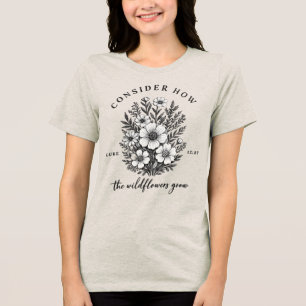 inspirational Christian Consider Verse Tri-Blend Shirt