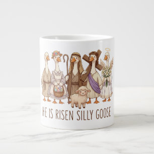 inspirational Christian Easter He I s Risen Verse Large Coffee Mug