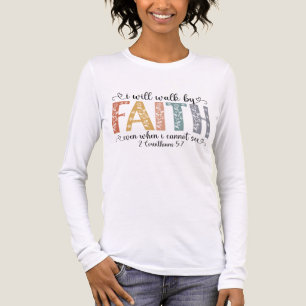 inspirational Christian Faith Verse Tri-Blend Shirt