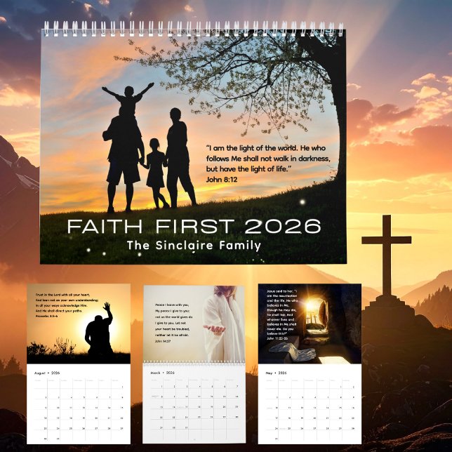 Inspirational Christian Family Name 2026 Calendar (Inspirational Christian Family Name 2026 Calendar)