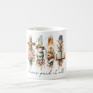 Inspirational Christian Jesus Paid It All Coffee Mug