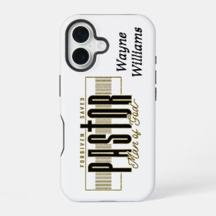 Inspirational Christian Pastor/Personalised iPhone 16 Case