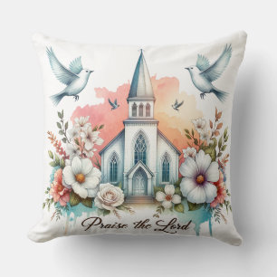 Inspirational Christian Praise The Lord Cushion
