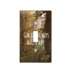 Inspirational Christian Quote: God Will