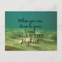 Inspirational Christian Quote: Reach to Highest