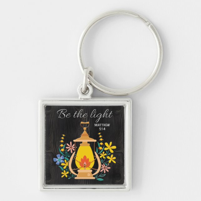 Inspirational Christian Saying/Bible Verse Key Ring (Front)