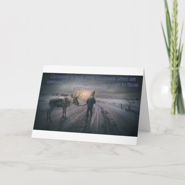 Inspirational Christmas Card (Front)