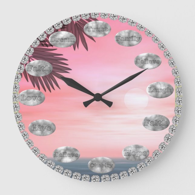 Inspirational Clock Peaceful (Front)
