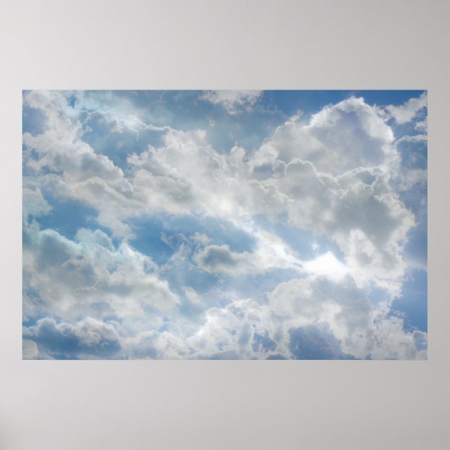 Inspirational Clouds #1 - Resizeable Poster (Front)