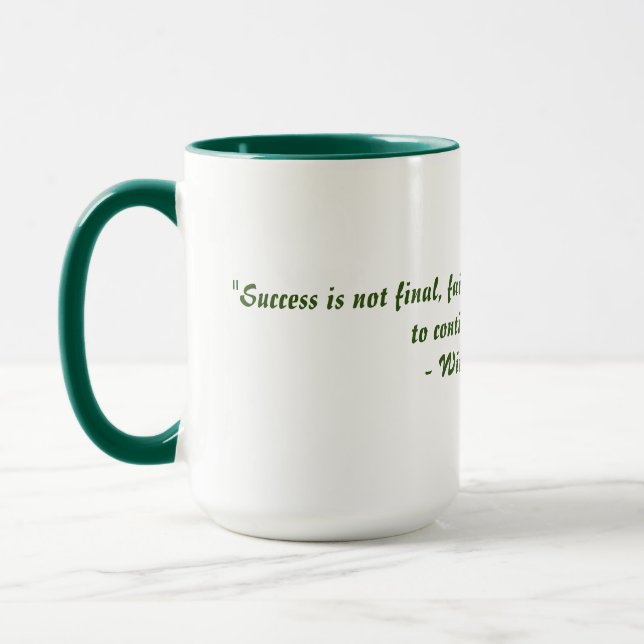 Inspirational coffee mug (Left)