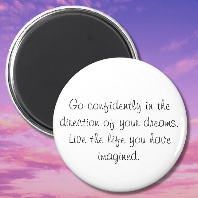 Inspirational confidence quotes magnets gifts (Creator Uploaded)