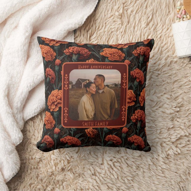 Inspirational Couple 20Th Anniversary Throw Pillow (Blanket)