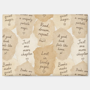 Inspirational Cream Books Magic   Magnet