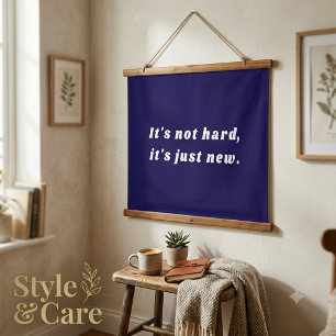 Inspirational Custom Text Motivational Hanging Tapestry