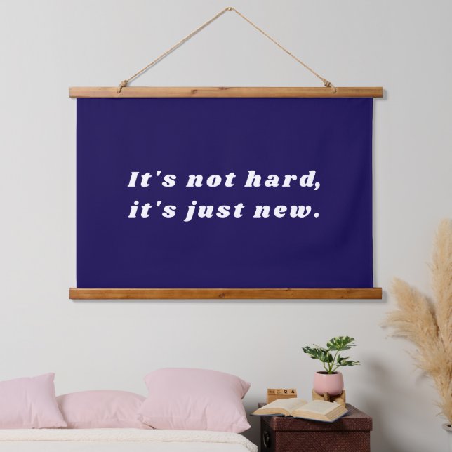 Inspirational Custom Text Motivational Hanging Tapestry (Bedroom)