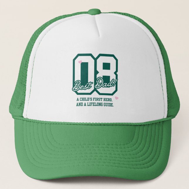 Inspirational Dad Quote Trucker Hat (Front)