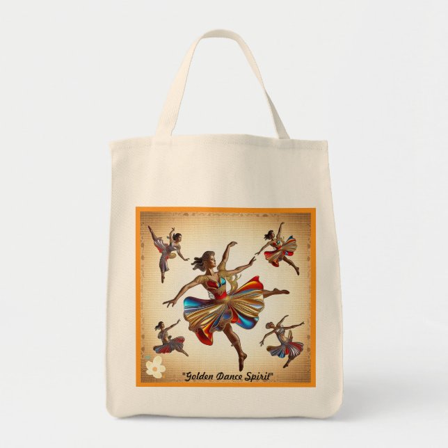 "Inspirational Dance Rhythms" Tote Bag (Front)