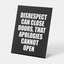 Inspirational Desk Sign Pedestal Sign