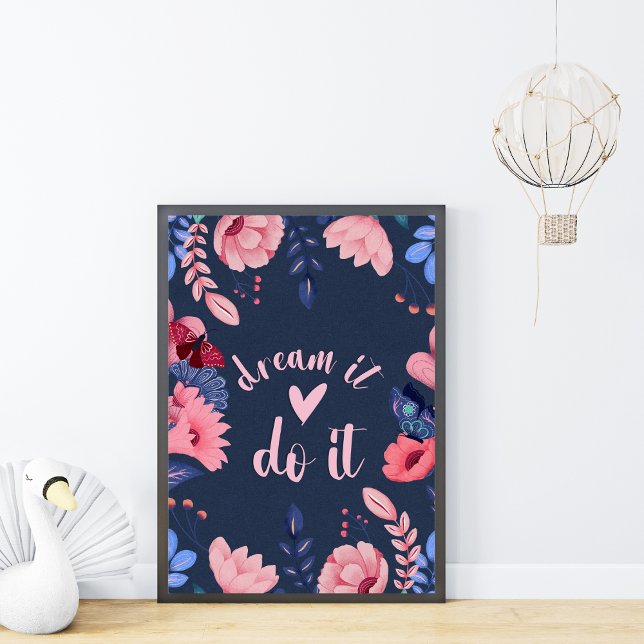 Inspirational Dream It Do It Motivational Quote  Poster (Creator Uploaded)