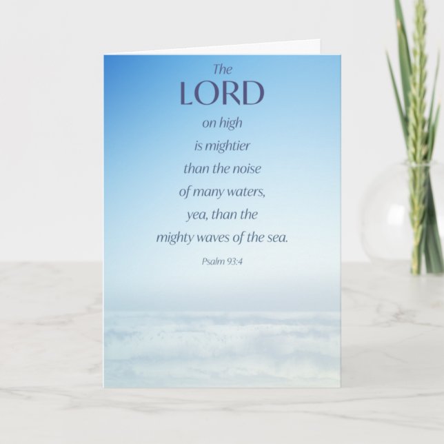 Inspirational Encouragement Greeting Card (Front)