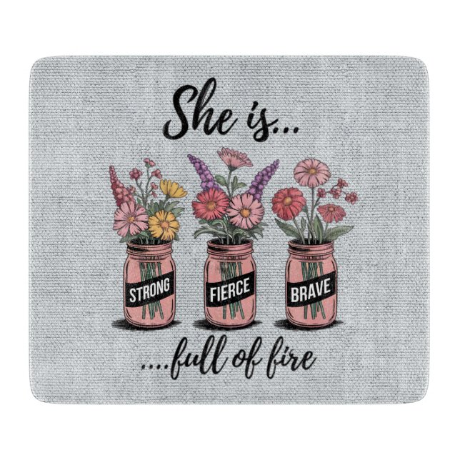 Inspirational Encouragement/Quotes Cutting Board (Front)