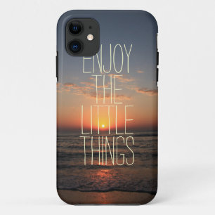 Inspirational Enjoy the Little Things Quote Case-Mate iPhone Case