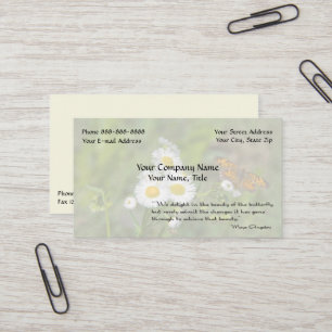 Inspirational Environmentalist Psychologist Business Card