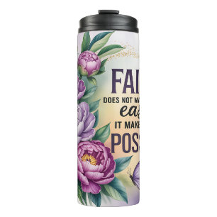 Inspirational Faith Thermal Tumbler