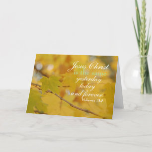 Inspirational Fall Greeting Card