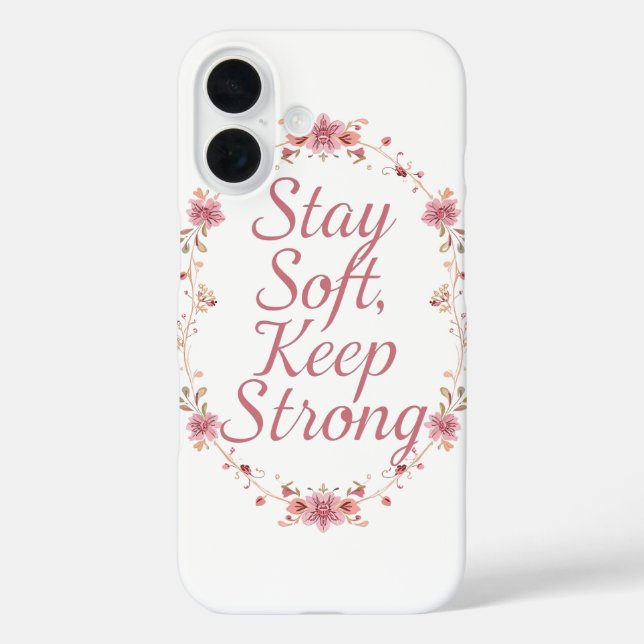 Inspirational Feminine Strength Quote Case-Mate iPhone Case (Back)
