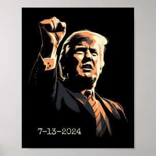 Inspirational Fist Pump July 13 2024  Poster