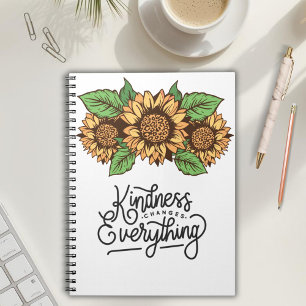 Inspirational Floral Notebook