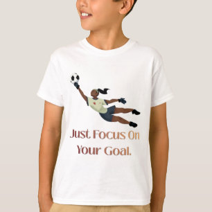 Inspirational Football Goalkeeper Graphic Tee