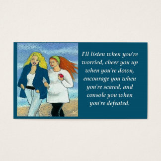Inspirational Friendship / Love Wallet Size Card